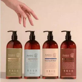 Amini 아미니 홈스파 오일 바디워시 400ml 3개 [릴렉싱 스파 오일워시 400ml 3개] Amini Home Spa Oil Body Wash 400ml 3-Pack [Relaxing Spa Oil Wash 400ml 3-Pack]