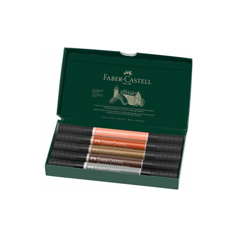 Faber-Castell PAP Dual Marker 5x Portrait Ink Pen