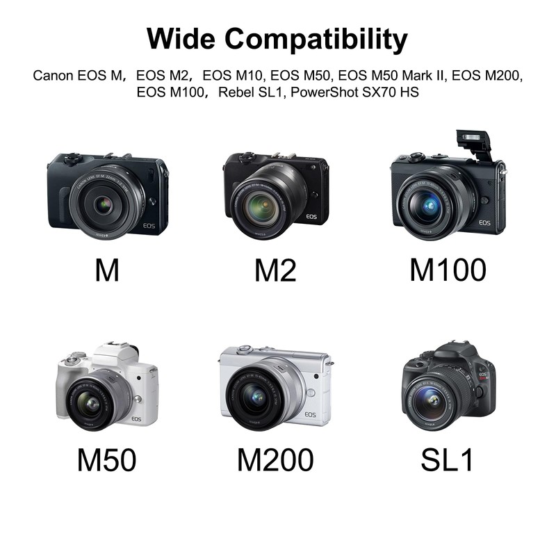 GOROFO LP-E12 Digital Camera Batteries, for Canon EOS M2, EOS