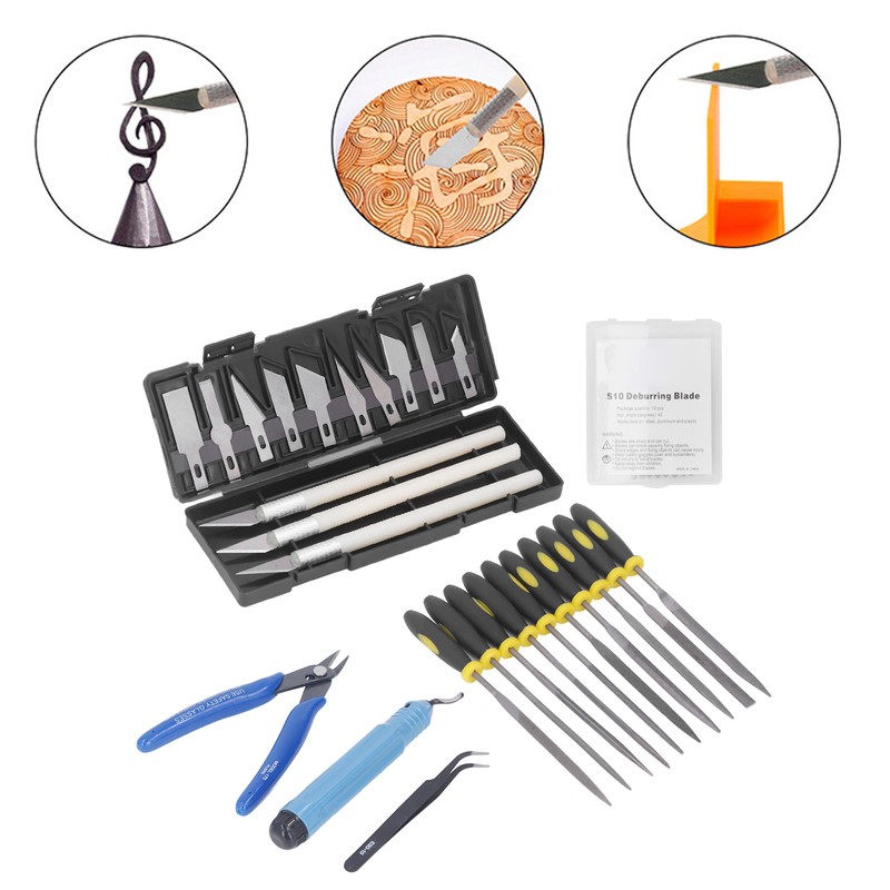 3D Printer Tool Kit Model Carving Knife Trimming File Tools
