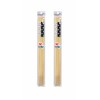 ST-220 Made in Japan, Natural Bamboo Material, Non-slip, Smooth Texture, Vegetable Chopsticks Set of 4