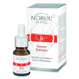 Norel Dr Wilsz R Rajuve Extreme Retinol & Vitamin C | Serm Odmladzajace 10 ml SET with STAPIZ Hair Shampoo 15ml or Mask 10ml