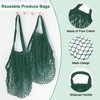 M METERXITY 2-Pack Cotton Mesh Bag, Reusable Washable Mesh Net