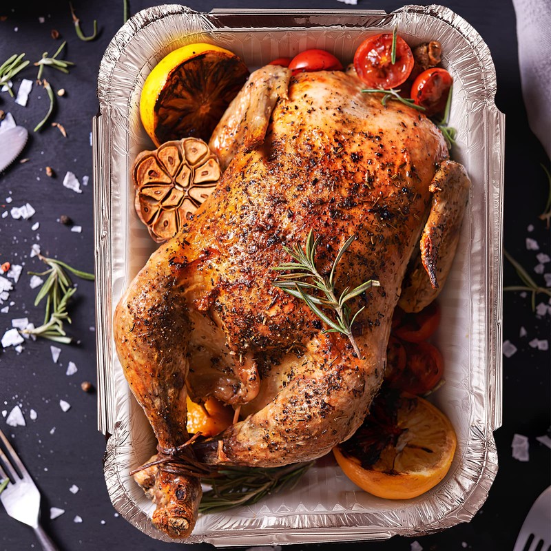 iplusmile aluminum barbecue plates for barbecue 1100ml disposable plates BBQ