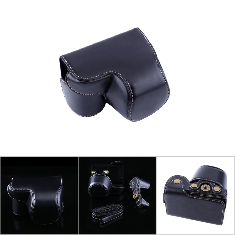 PU Leather Camera Case Bag For Sony A6000 A6300 A6400