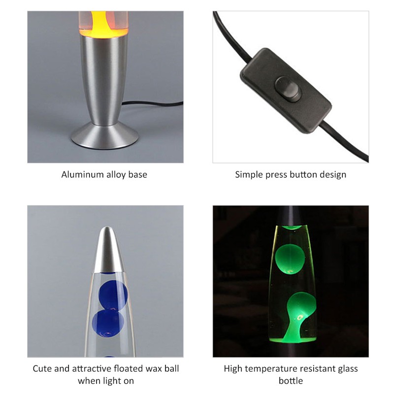 AC110V 25W LED Desk Lamp Jellyfish Atmosphere Light E14 Base