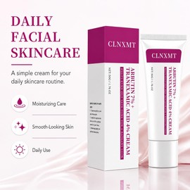 Crema Facial con Arbutina y Ácido Tranexámico, 50 g Crema facial de textura suave para brindar hidratación y comodidad en la rutina diaria