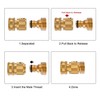 Kesfitt Garden Hose Quick Connect 3/4 Inch GHT Solid Brass