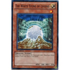 YU-GI-OH! - The White Stone of Legend (SDDC-EN006) - Structure Deck: Dragons Collide - Unlimited Edition - Common