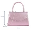 Faux Leather Plain Tote Style Top Handle Bridal Prom Wedding