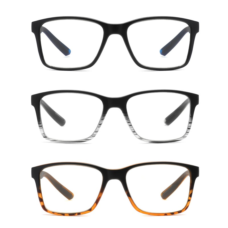 DONGDI reading glasses (3 MIX COLOUR, 1.25, Diopters)