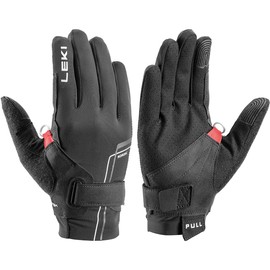 LEKI Women's and Men's Gloves Nordic Move Shark Black/White 6