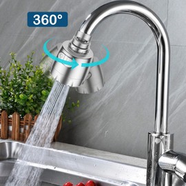 Vinabo Rompigetto Rubinetto Cucina 360°, Aeratore 2 Modalità