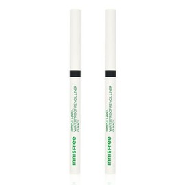 [Innisfree] Innisfree Simple Label Waterproof Pencil Liner 0.1g 01 Black 2 Pieces / [이니스프리] 이니스프리 심플라벨 워터프루프 펜슬 라이너 0.1g 01 블랙 2개