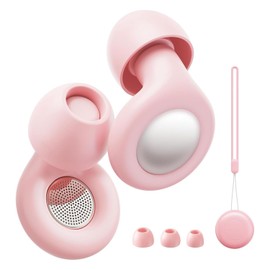QIKKOP Tapones de Oídos para Dormir : Reducción de Ruido 45 dB, Tapones para Oídos Concierto, Tapones Oidos de Silicona, Ear Plugs Lavable y Reutilizable, Protectores Auditivos con 8 Earplugs