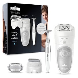 Braun Silk-épil 5 5-805 Epilator for Beginners for Gentle Hair Removal White / Grey