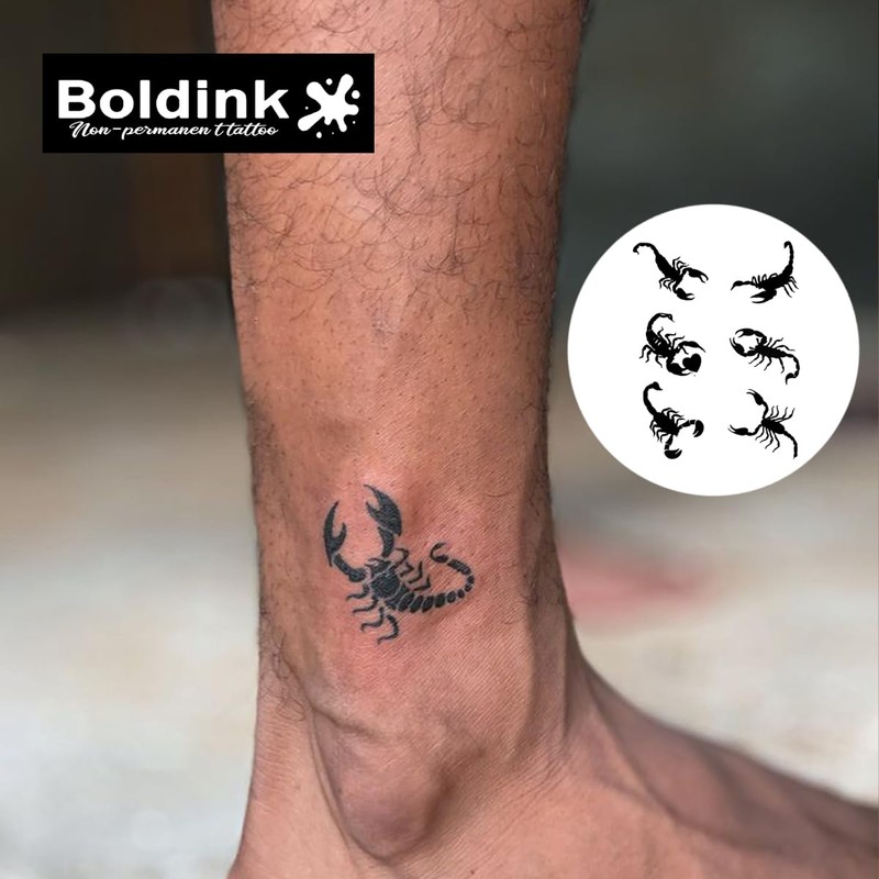 Boldink 2 Pcs Semi Permanent Jagua Tattoos 2 Weeks Long