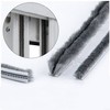 Zjclx 5m (16feet) Brush Weather Striping Card-Slot Seal Strip Pile