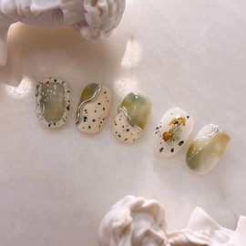Libre Nuance Handmade Nail Tips - Stelletto / 리브레 뉘앙스 수제네일팁 - 스텔레토