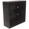 Black Electrical Surface Patress Box (1 Gang)