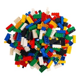 Building Bricks Classic - Juego de ladrillos de construcción compatible con las principales marcas - Caja de 300 piezas, paquete suelto, colores surti
