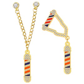 Baseball Hat Brooch Pins, Diamond America Style Baseball Hat Pin Decoration, Fashion Enamel Chain Brooch For Hat Badge Steampunk Decoration Accessories Gift for Women Men