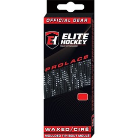 Elite Hockey Prolace Waxed Hockey Laces (Black, 108")