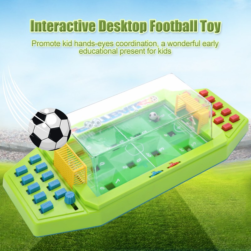 Interactive Desktop Football Toy 2-Player Tabletop Soccer Games Early Educational