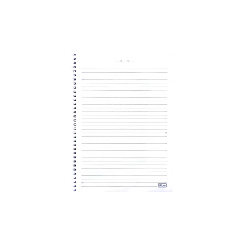 Cuaderno Profesional Pasta Dura Tilibra Blink 160 Hojas Raya