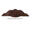 Wooden Guitar Bridge Swallow Shape Rosewood Delicate Acoustic Guitar Bridge