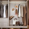 Baoswi 1 Pack Purse Organizer for Closet, 4-Tier Hanging Bag