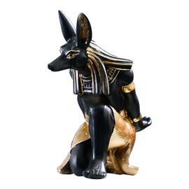 Creative Wine Rack Synthetic Resin Innovative Wine Rack Holder Single Bottle Wine Stand Table Ornament Anubis