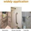 Stainless Steel Shower Grab Bar,ZUEXT Shower Handle, Bathroom Balance Bar