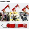Elastic Jacket Gripper with D-Ring Hook and Buckle,Small Items Strap