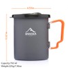 widesea Camping Coffee Pot 750ML, French Press Coffee Maker,Lightweight Backpacking