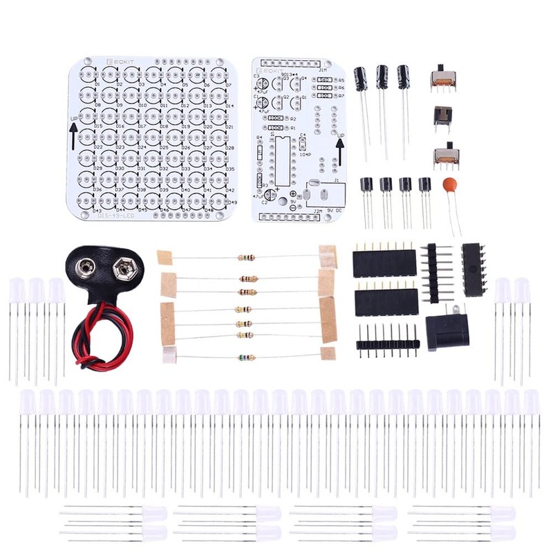 LED Lamp DIY Kit, LED Night Light Soldering Practice Kit,