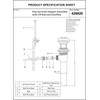 Artiwell Sink Pop-Up Drain Stopper Assembly with Lift Rod and