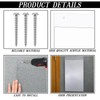 Fullhawl 3 Pack 8.5x14 Acrylic Wall Mount Sign Holder Clear