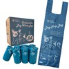 Heart of Tafiti Home Compostable Dog Poop Bags with Handles,