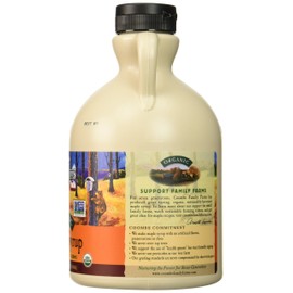 Coombs Family Farms Maple Syrup, Organic, Grade A, Dark Color, Robust Taste, 32 Fl Oz