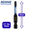 5 x Rennie Tools T15 TX15 Impact Screwdriver Driver Bits