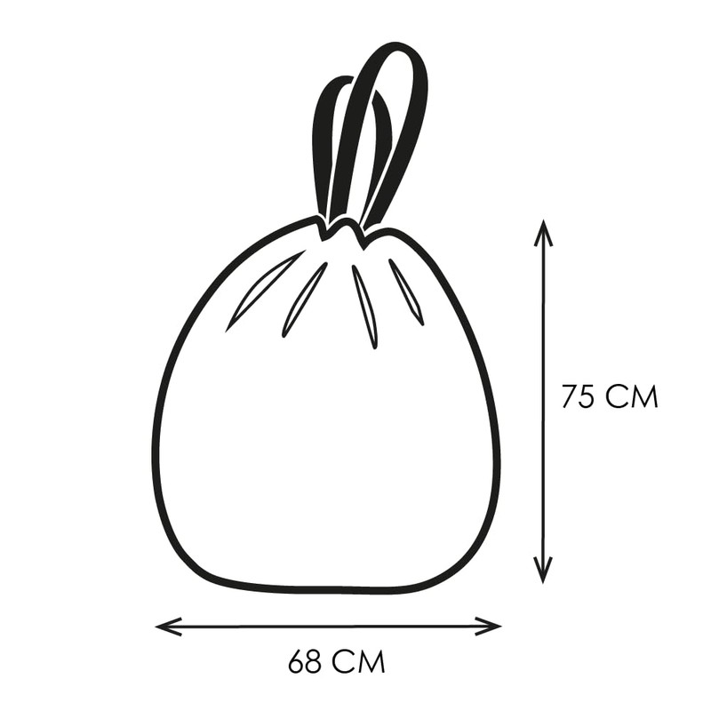 Alfapac 10 Coulissac 50 L Sorting Recyclable Packaging Paper Newspaper