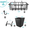 G.CORE Pegboard Bins Baskets Organizer with Peg Board Hooks Cups
