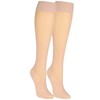 NuVein Sheer Compression Stockings, 30-40 mmHg Support, Knee Length, Closed