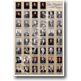 Presidents of United States of America HISTORY POSTER