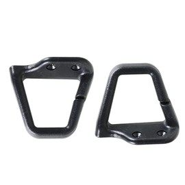 waltyotur 2 Pcs Convertible Ebony Black Seat Belt Shoulder Guides Replacement for Camaro Firebird 1993-2002 Replacement for 16817202 16817203