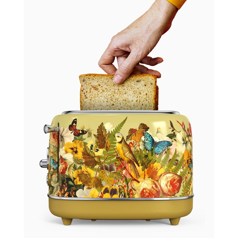 Hazel Quinn X Eduardo Recife Collaboration 2-Slice Retro Toaster, 6