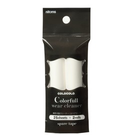 Nitoms CoroCoro C4508 Spare Tape, Coroful Mobile, Portable, For Clothes, Pollen Remover, Dust Removal, Won't Damage Fabric, Tape Width: 3.0 inches (75 mm), 25 Rounds, 2 Rolls