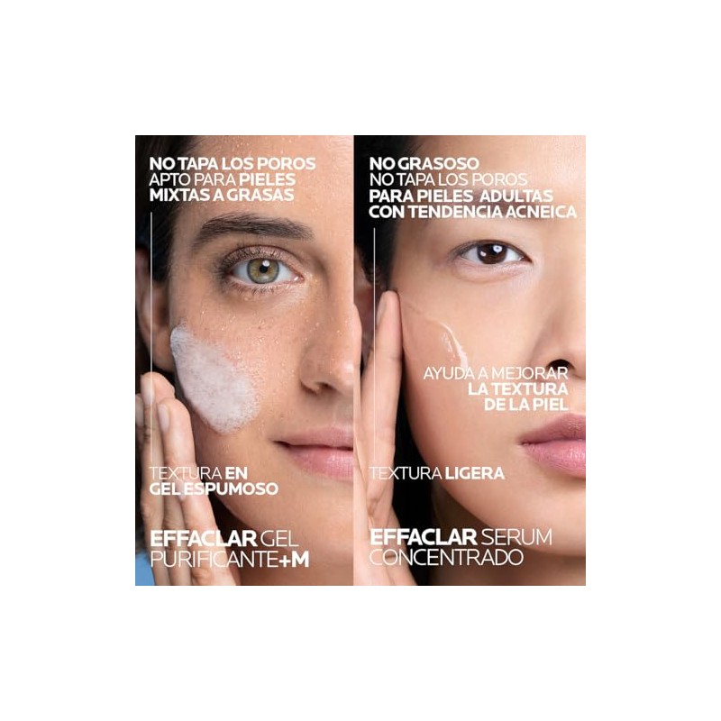 La Roche-Posay Kit Limpiador Effaclar Gel Purificante +M + Effaclar