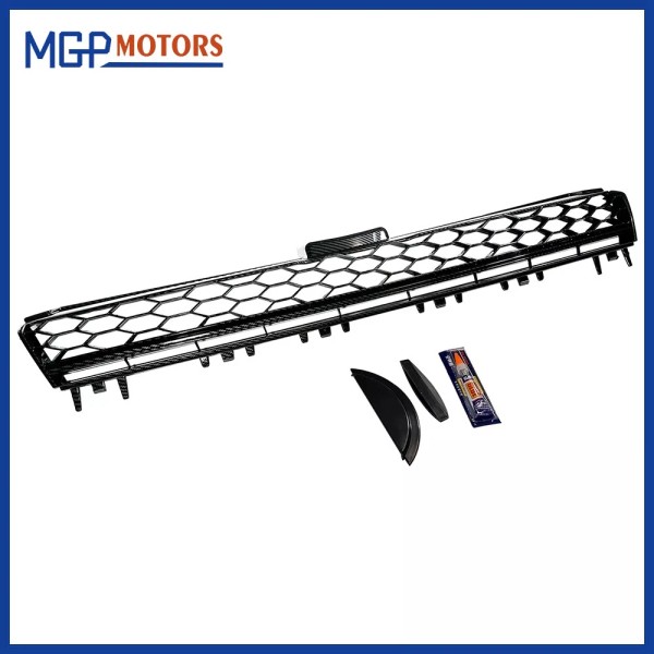 MGP Front Bumper Grille Honeycomb Carbon Fiber Print For 2015-2016
